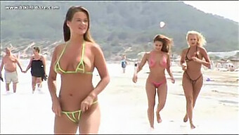 Sexy Babes On The Beach In Ibiza