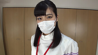 Asian Nurse Gives Amazing Blowjob And Cowgirl