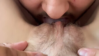 British Amateur'S Homemade Close-Up Pussy Eating