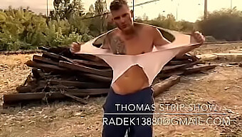 Uncut Gay Thomas J Strips For Your Pleasure