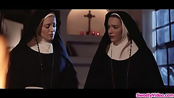 Sister Mary And Sister Joan Indulge In Some Intense Cunnilingus