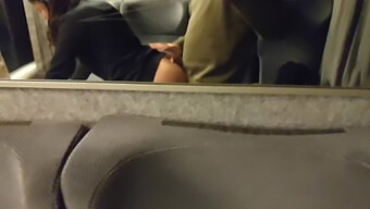 Big Ass Amateur Gets Anal Fucked On Public Train