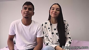 Casting For Colombian Couple'S Porn With A Browned Teen'S Nipples