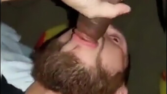 Slimy Shemale Takes Control Of White Boy'S Mouth