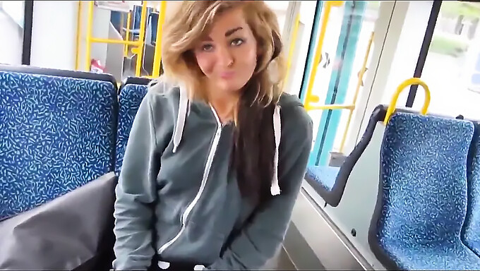 Coquine'S Naughty Masturbation In A Public Tram