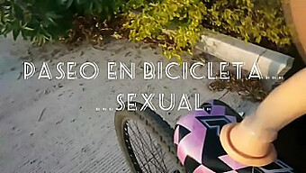 Pussy Licking And Boob Play On A Sex Bike