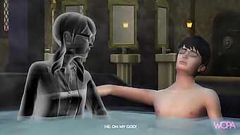 L'Histoire D'Amour Animée D'Harry Potter Et Moaning Myrtle Dans La Vidéo Hentai La Plus Chaude