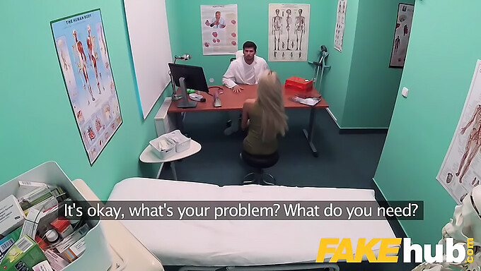 Amateur Blonde Gets Her Fill Of Cum In Fake Hospital Scene