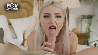 Doświadcz Dreszczyku Przyjemności Oralnej Z Gorącą Blond Babe