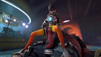 Tracer Og Roadhogs Animerte Og Lydfylte Sexscene