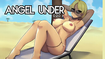 Mature Angel'S Big Tits On Display In Hentai Game