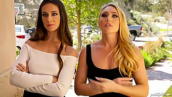 Gadis Blonde Aj Dan Cassidy Klein Mahu Pekerjaan - Gadis-Gadis Berpayudara Besar Dalam Tiga Orang