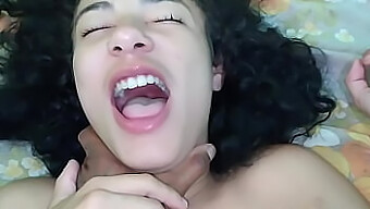 Brunette Teen Gets A Cumshot In This Brazilian Porno Video